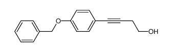 4-(4-benzyloxyphenyl)but-3-yn-1-ol Structure