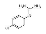 N-(4-氯苯基)胍结构式