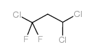 1,3,3-三氯-1,1-二氟丙烷结构式