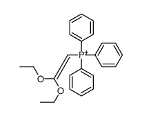 2,2-diethoxyethenyl(triphenyl)phosphanium Structure
