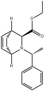 2-Azabicyclo[2.2.2]oct-5-ene-3-carboxylic acid, 2-[(1R)-1-phenylethyl]-, ethyl ester, (1R,3S,4S)- picture