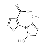 2-(2,5-dimethylpyrrol-1-yl)thiophene-3-carboxylic acid structure