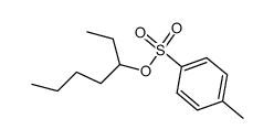 3-(toluene-4-sulfonyloxy)-heptane结构式