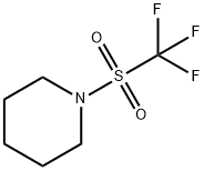 1-((Trifluoromethyl)sulfonyl)piperidine Structure