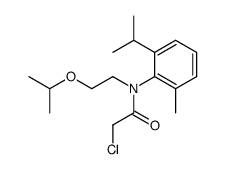 2-Chloro-N-(2-isopropoxy-ethyl)-N-(2-isopropyl-6-methyl-phenyl)-acetamide结构式