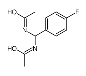 N-[acetamido-(4-fluorophenyl)methyl]acetamide Structure