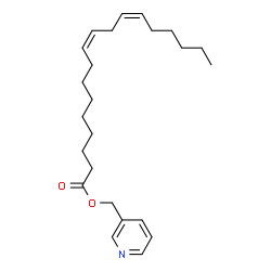 Linoleic acid 3-pyridylmethyl ester Structure