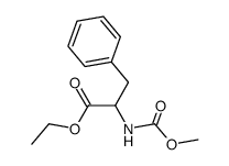 N-methoxycarbonyl-phenylalanine ethyl ester结构式