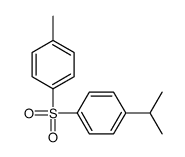 1-methyl-4-(4-propan-2-ylphenyl)sulfonylbenzene结构式