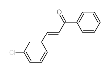 3-Chlorostyryl phenyl ketone结构式