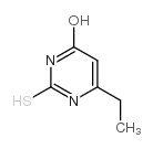 4(1H)-Pyrimidinone,6-ethyl-2,3-dihydro-2-thioxo- Structure
