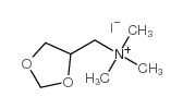 1,3-dioxolan-4-ylmethyl(trimethyl)azanium,iodide structure