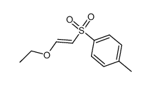 (E)-1-[(2-ethoxyvinyl)sulfonyl]-4-methylbenzene结构式