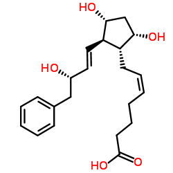 16-phenyl tetranor prostaglandin f2alpha结构式