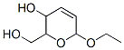 6-Ethoxy-3,6-dihydro-3-hydroxy-2H-pyran-2-methanol structure