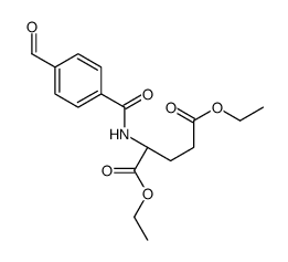 diethyl (2S)-2-[(4-formylbenzoyl)amino]pentanedioate Structure