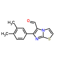 6-(3,4-Dimethylphenyl)imidazo[2,1-b][1,3]thiazole-5-carbaldehyde structure