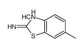 6-methylbenzothiazol-2-amine monohydrochloride结构式