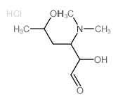 D-xylo-Hexose,3,4,6-trideoxy-3-(dimethylamino)-, hydrochloride (7CI,9CI) Structure