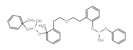 1,1'-dimethyl-2,2'-oxydiethylene bis(diphenyl phosphite)结构式