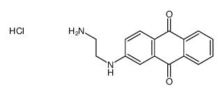 2-[(2-aminoethyl)amino]anthraquinone, monohydrochloride结构式