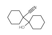 1-羟基-双环己基-1-甲腈结构式