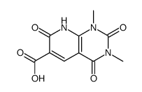 1,3-dimethyl-2,4,7-trioxo-1,2,3,4,7,8-hexahydropyrido[2,3-d]pyrimidine-6-carboxylic acid结构式