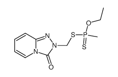 methyl-phosphonodithioic acid O-ethyl ester S-(3-oxo-[1,2,4]triazolo[4,3-a]pyridin-2-ylmethyl) ester结构式