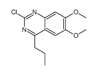 2-chloro-6,7-dimethoxy-4-propylquinazoline Structure