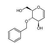 4-O-苯甲基-D-葡萄烯糖结构式