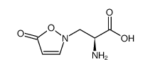 3-(5-oxoisoxazolin-2-yl)-L-alanine structure