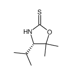 2-Oxazolidinethione,5,5-dimethyl-4-(1-methylethyl)-,(4S)-(9CI) Structure
