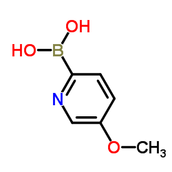 Boronic acid, (5-methoxy-2-pyridinyl)- (9CI)结构式