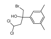 α-(bromomethyl)-α-(2,2-dichloroethyl)-3,5-dimethylbenzenemethanol Structure