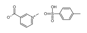 3-carboxy-1-methylpyridinium toluene-p-sulphonate Structure