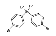 dibromo-bis-(4-bromo-phenyl)-λ4-selane Structure