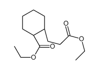 ethyl (1R,2S)-2-(3-ethoxy-3-oxopropyl)cyclohexane-1-carboxylate Structure