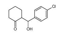 2-[(4-chlorophenyl)-hydroxymethyl]cyclohexan-1-one结构式