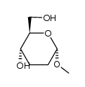methyl 2,3-dideoxy-α-D-erythro-hexopyranoside Structure