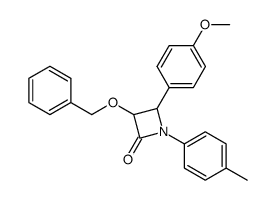 cis-1-(p-Tolyl)-3-benzyloxy-4-(p-anisyl)-azetidin-2-on Structure