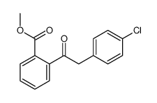 methyl 2-[2-(4-chlorophenyl)acetyl]benzoate Structure