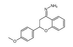 [2-(4-methoxyphenyl)-2,3-dihydrochromen-4-ylidene]hydrazine Structure