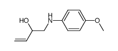 1-(4-methoxyphenylamino)-3-buten-2-ol结构式