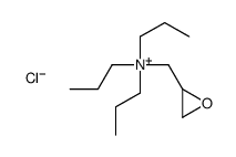 oxiran-2-ylmethyl(tripropyl)azanium,chloride Structure