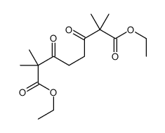 diethyl 2,2,7,7-tetramethyl-3,6-dioxooctanedioate Structure