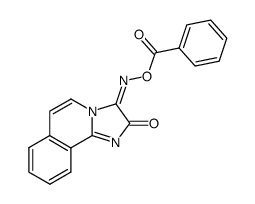 imidazo[2,1-a]isoquinoline-2,3-dione 3-(O-benzoyl-oxime) Structure