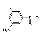 3-iodo-5-methylsulfonylaniline结构式