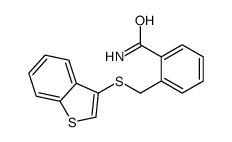 2-(1-benzothiophen-3-ylsulfanylmethyl)benzamide Structure