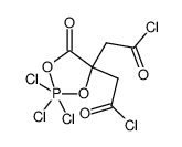 2,2,2-trichloro-4,4-bis-chlorocarbonylmethyl-2λ5-[1,3,2]dioxaphospholan-5-one Structure