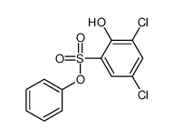 phenyl 3,5-dichloro-2-hydroxybenzenesulfonate Structure